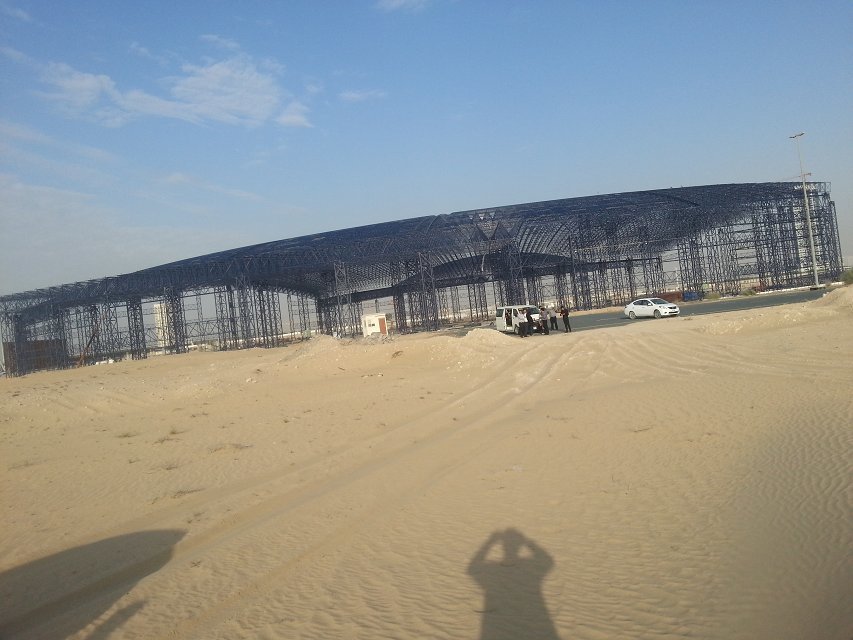 肥城大型场馆网架工程